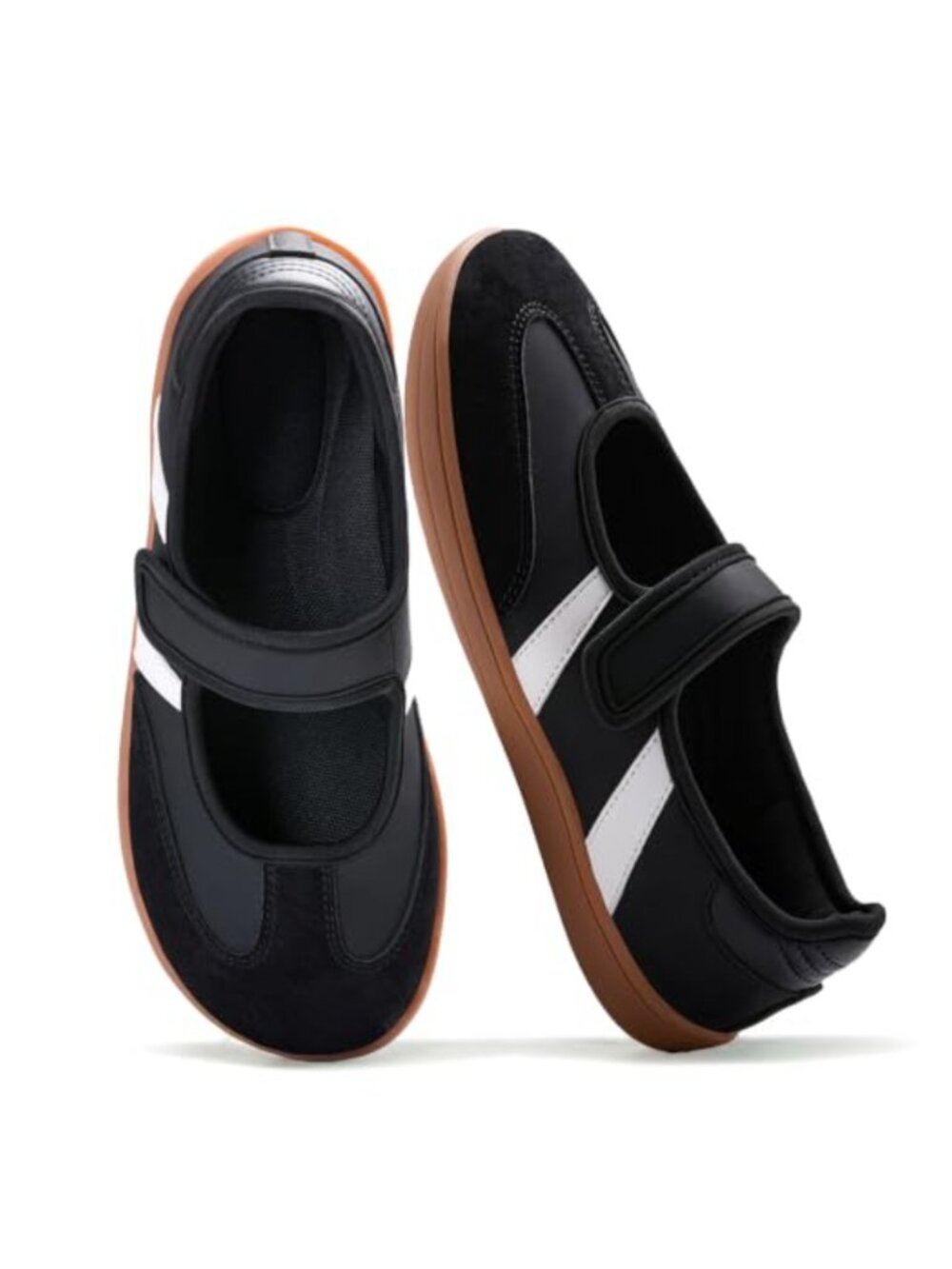 Barefoot Mary Jane Flats Women Wide Toe Box Slip On Comfortable